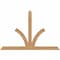 Ekena Millwork Richland Timber Gable Bracket, Western Red Cedar, 96"W x 64"H x 3 1/2"D x 5 1/2"F, 16/12 Pitch GBW096X64X0406RIC00SWR - alternate 1